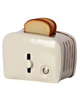 PRESALE - Miniature toaster & Bread - Off White Toys Maileg 
