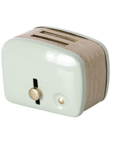 PRESALE - Miniature toaster & Bread - Mint Toys Maileg 