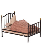 Vintage bed, Mouse - Anthracite | Maileg - Kids Toys