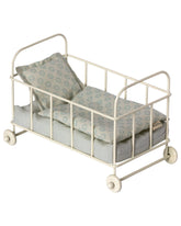 PRESALE - Cot bed, Micro - Blue Toys Maileg 