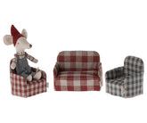 Presale - Chair, Mouse - Red Dollhouse Accessories Maileg 