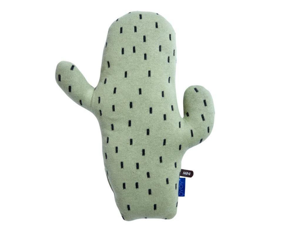 Small Cactus Cushion in Pale Green