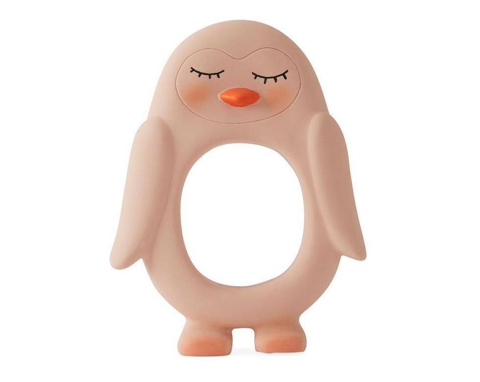 Penguin Baby Teether - Rose