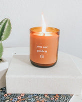 Happy Days Candle - You Are Golden - India | The Commonfolk Collective - Scented Candle
