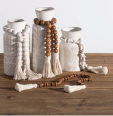 Shiraleah Assorted Set Of 3 Wood Prayer Beads, Brown by Shiraleah Shiraleah 