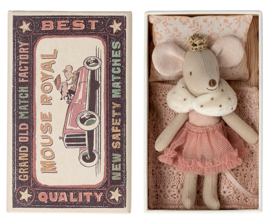 Princess mouse, Little sister in matchbox | Maileg - Kid's Toys