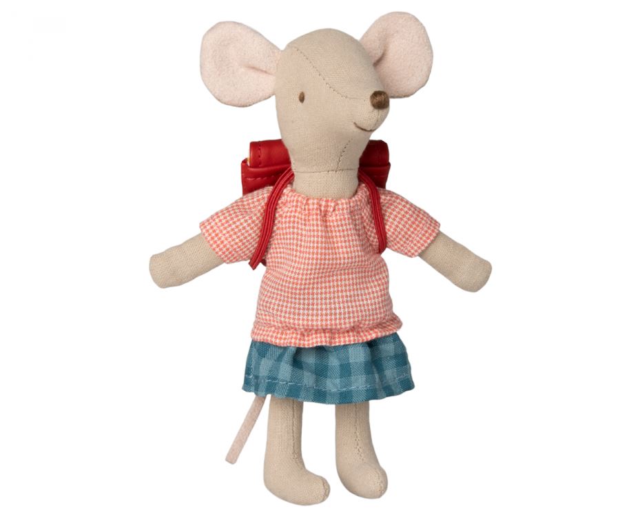 Clothes and bag, Big sister mouse - Red Maileg Clothes & Accessories Maileg 