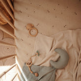 Extra Soft Muslin Crib Sheet (Falling Stars) | Mushie - Baby Bedding