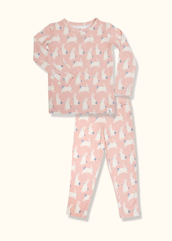 Pink Bunny Pajama Set by Loocsy Loocsy 