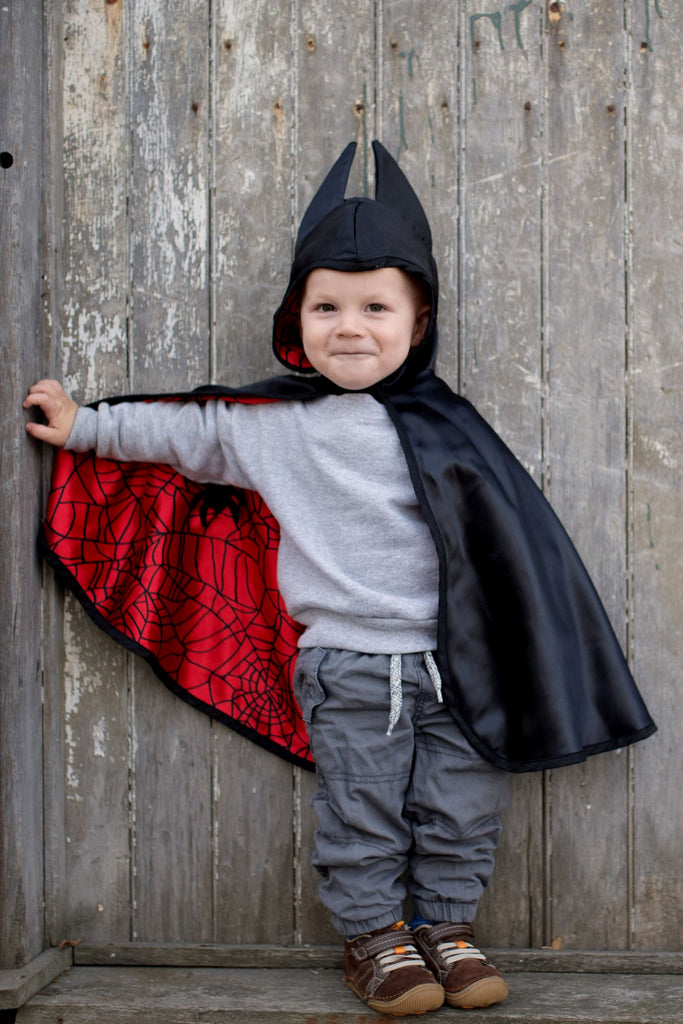 Baby Reversible Spider Bat Cape by Great Pretenders USA Great Pretenders USA Size 1-2T 