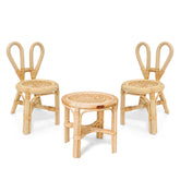 Poppie Mini Table & Chairs Set Poppie Toys Bunny Set 