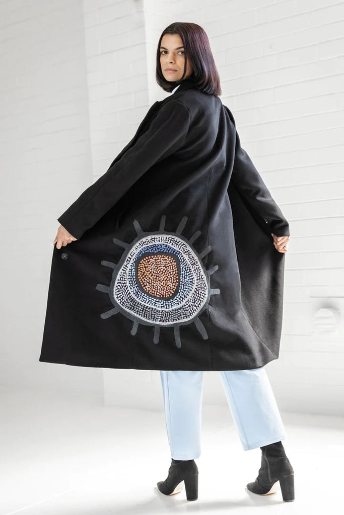 Munga Coat | Black Coats & Jackets Unreal Fur 