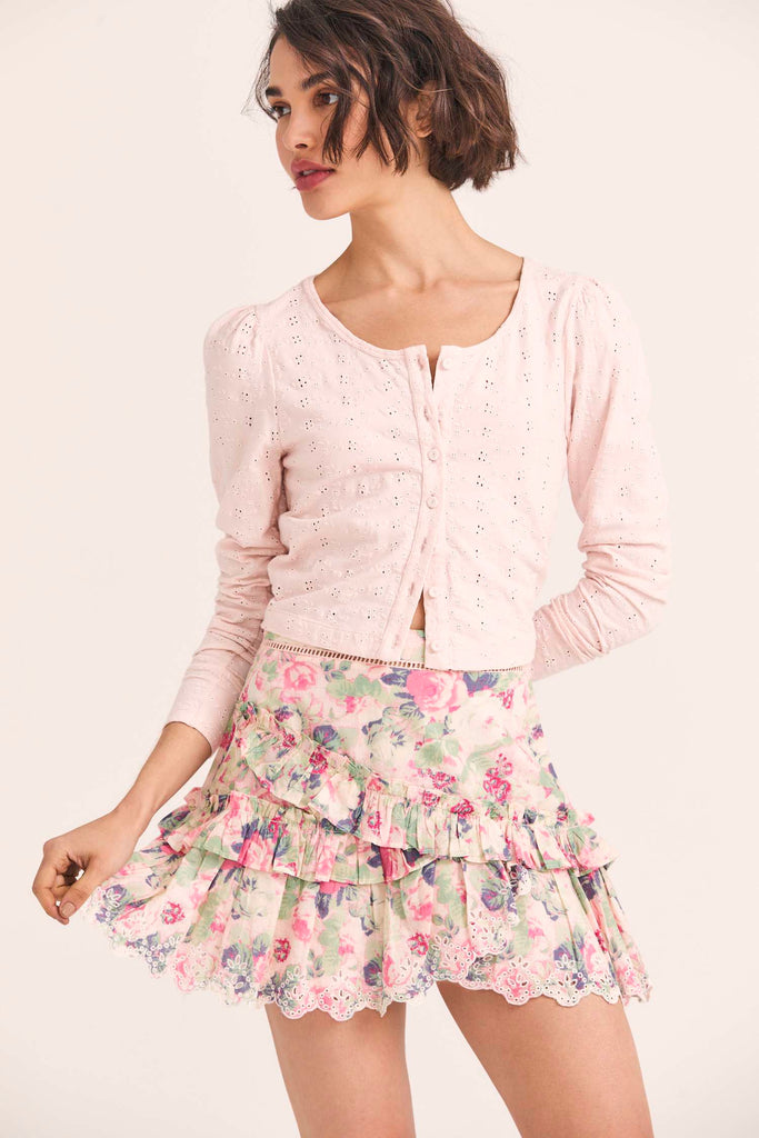 Pernille Mini Skirt | LoveShackFancy - Women's Clothing