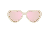 Polarized Heart: Sweet Cream | Rose Gold Mirrored Lens Sunglasses Babiators 