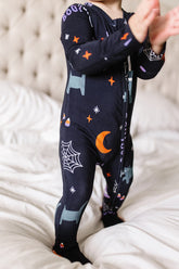 Halloween Footie Pajama | Black Pajamas Loocsy 