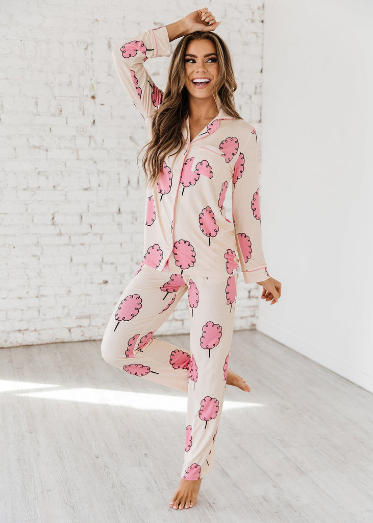 Womens Cotton Candy Pajama Set by Loocsy Loocsy 