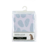 Shiraleah Leopard Shower Curtain, White by Shiraleah Shiraleah 