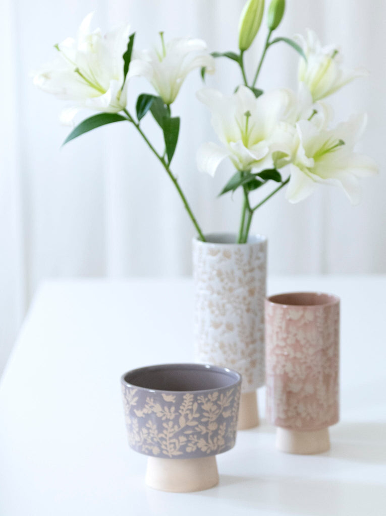 Shiraleah Alameda Floral Vase, Blush by Shiraleah Shiraleah 