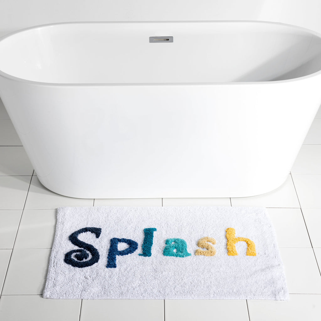 Shiraleah "Splash" Bath Mat, Multi by Shiraleah Shiraleah 