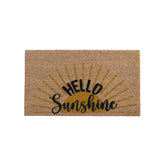 Shiraleah "Hello Sunshine" Doormat, Natural by Shiraleah Shiraleah 