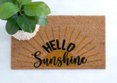 Shiraleah "Hello Sunshine" Doormat, Natural by Shiraleah Shiraleah 