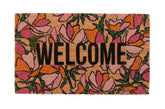 Shiraleah "Welcome" Floral Doormat, Multi by Shiraleah Shiraleah 