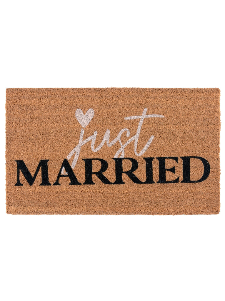 Shiraleah "Just Married" Doormat, Natural by Shiraleah Shiraleah 