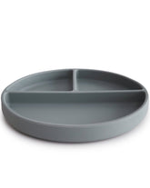 Silicone Suction Plate (Gray) | Mushie - Baby's and Toddler's Tableware