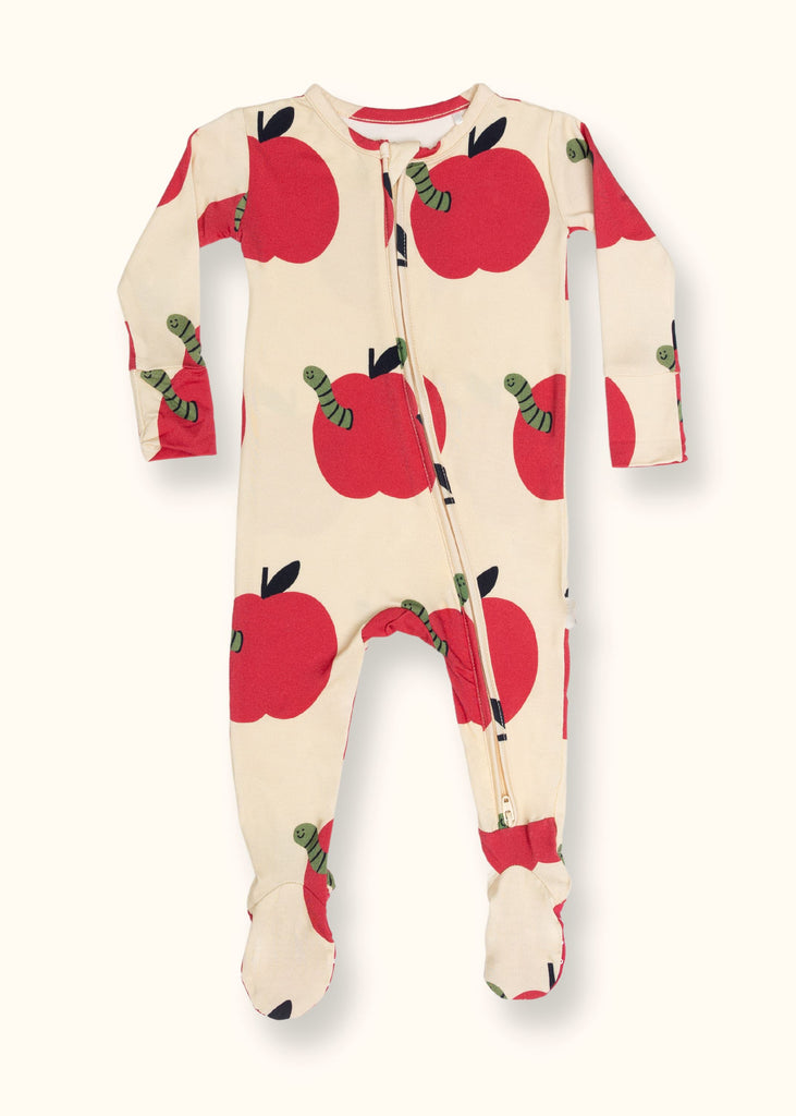 Apple Footie Pajama by Loocsy Loocsy 