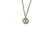 Mother of Pearl Eye Necklace (17") w/extender Necklaces Rachel Nathan Designs 17" Mother of Pearl 