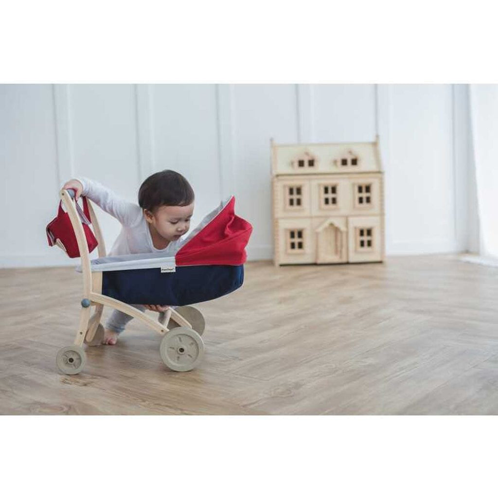 Doll Stroller Wooden Toys PlanToys USA 