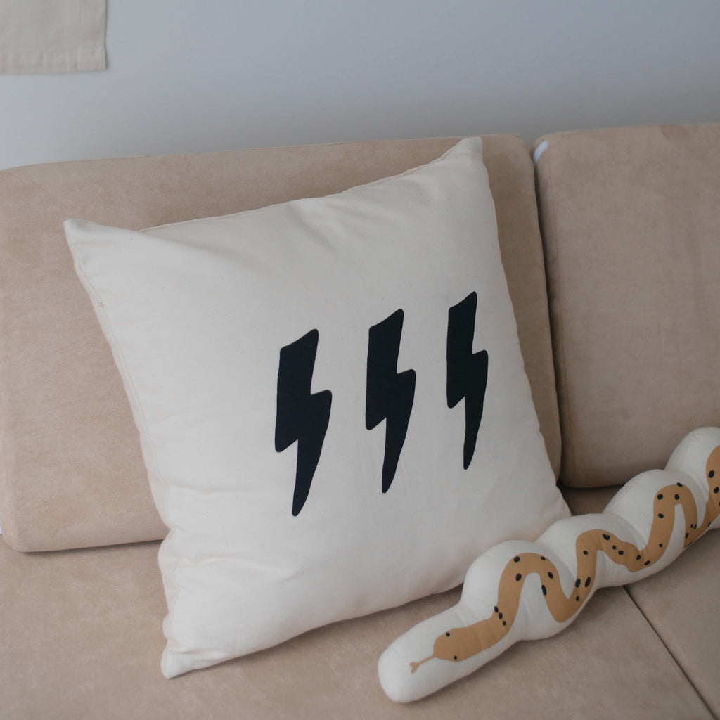 lightning pillow cover Throw Pillow Imani Collective 