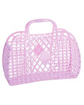 Retro Basket- Large Lilac | Sun Jellies - Women's Handbags