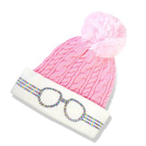 Powder Pink Knit Hat by Bling2o Beanie Bling2o Pink 