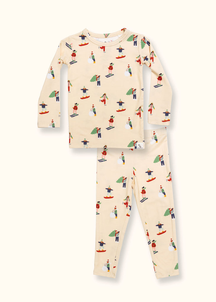 Skiers Pajama Set by Loocsy Loocsy 