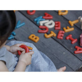 Upper Case Alphabet Wooden Toys PlanToys USA 