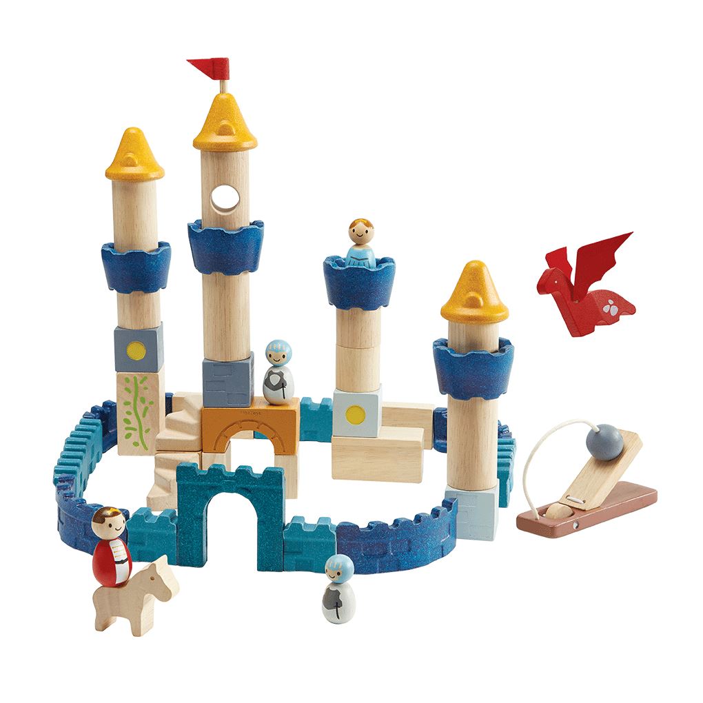 Castle Blocks - Orchard Wooden Toys PlanToys USA 