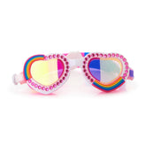 Rainbow All You Need is Love by Bling2o Swim Goggles & Masks Bling2o Pink 6+ up 