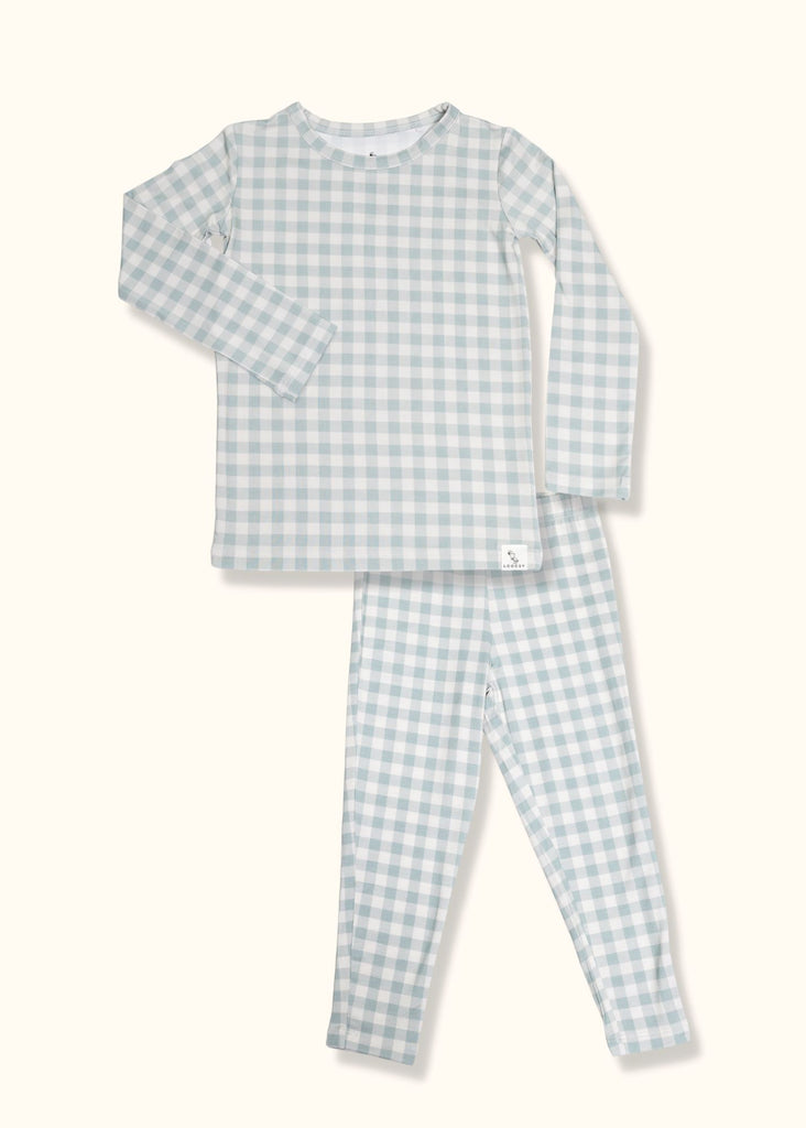 Mint Gingham Pajama Set by Loocsy Loocsy 