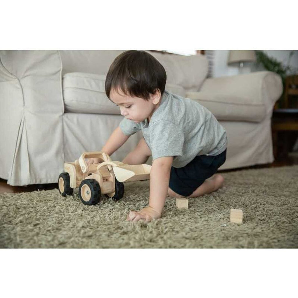 Bulldozer Wooden Toys PlanToys USA 