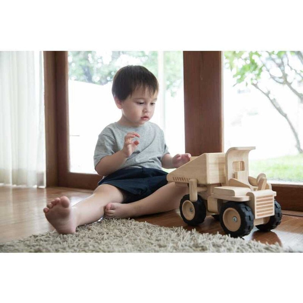Dump Truck Wooden Toys PlanToys USA 