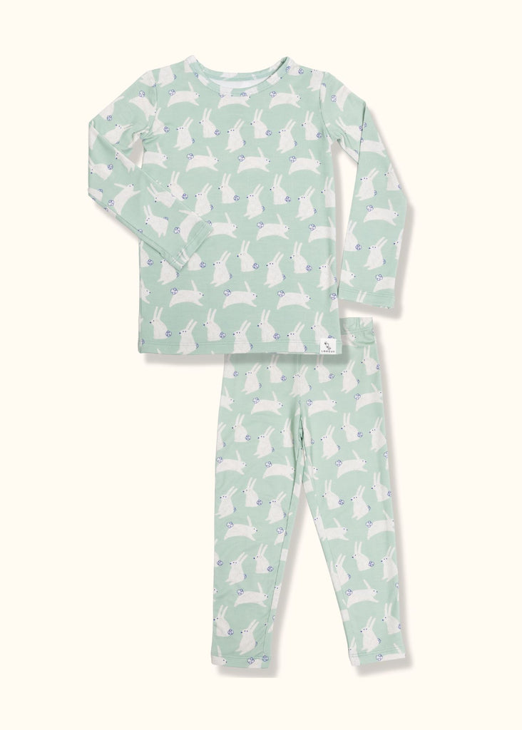 Mint Bunny Pajama Set by Loocsy Loocsy 