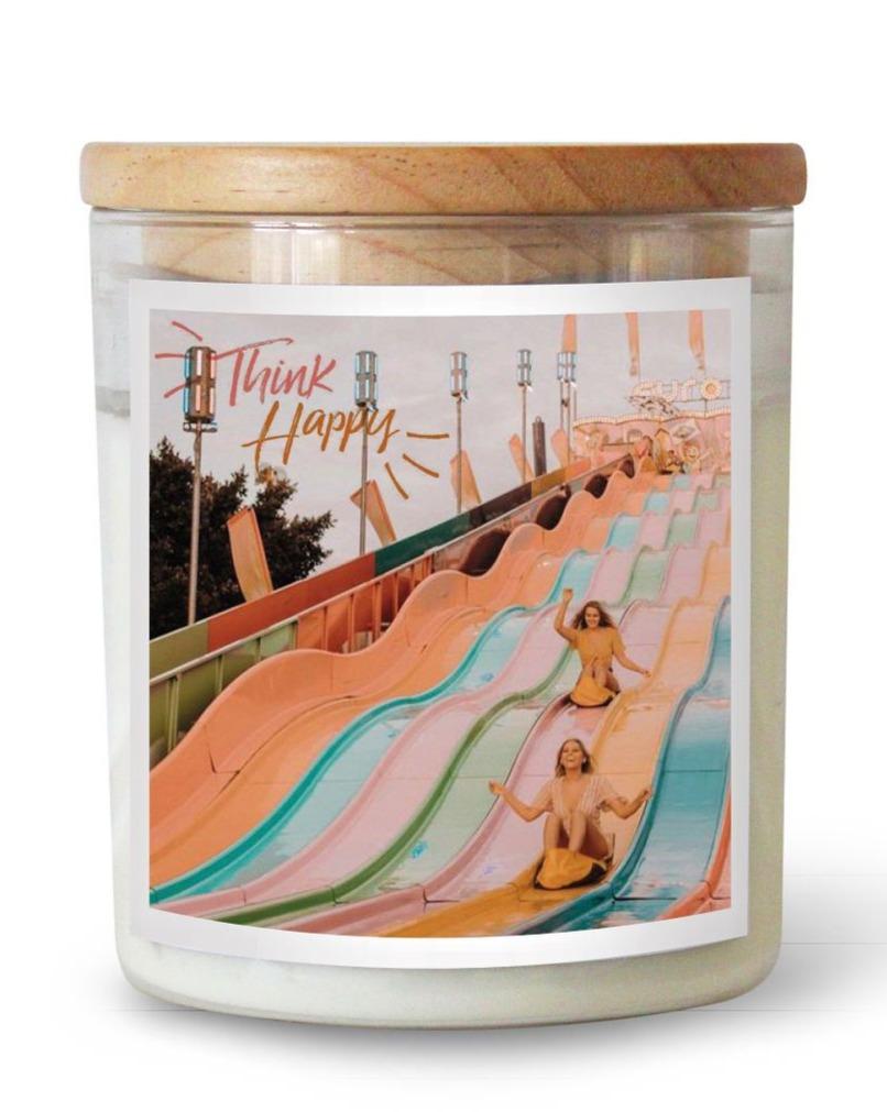 Slide/Think Happy - Byron Bay | The Commonfolk Collective - Scented Candle