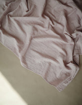 Muslin Swaddle Blanket Organic Cotton (Rose Vanilla) Blankets + Swaddles Mushie 