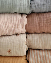 Extra Soft Muslin Crib Sheet - Rainbow | Mushie - Baby Bedding