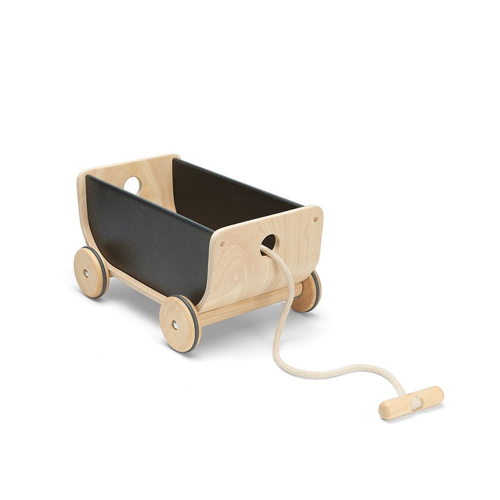 Wagon - Black Wooden Toys PlanToys USA 
