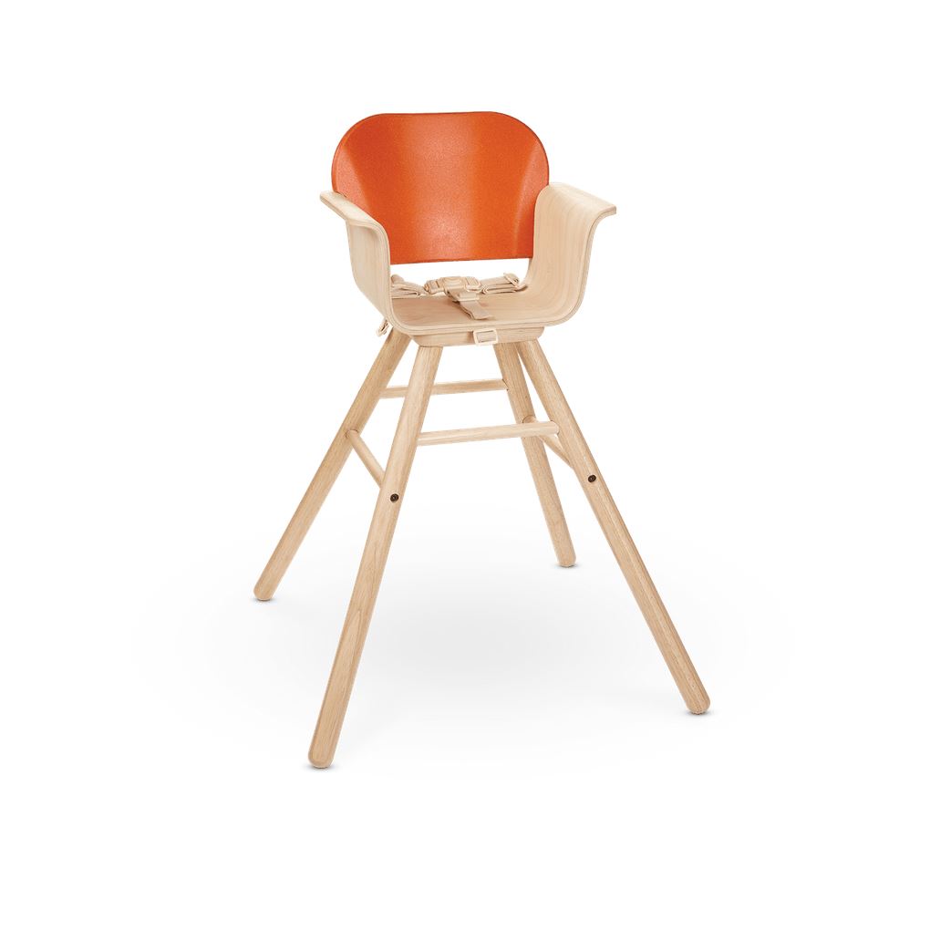 High Chair - Orange Wooden Toys PlanToys USA 