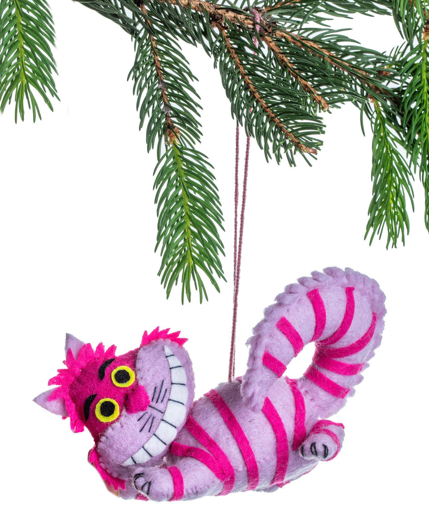 Cheshire Cat Ornament Holiday Ornaments Silk Road Bazaar 