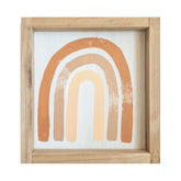 10x10 Rainbow Terra-cotta Wooden Sign | Love, Holston - Home Decor