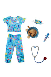 Veterinarian Scrubs with Accessories by Great Pretenders USA Great Pretenders USA 